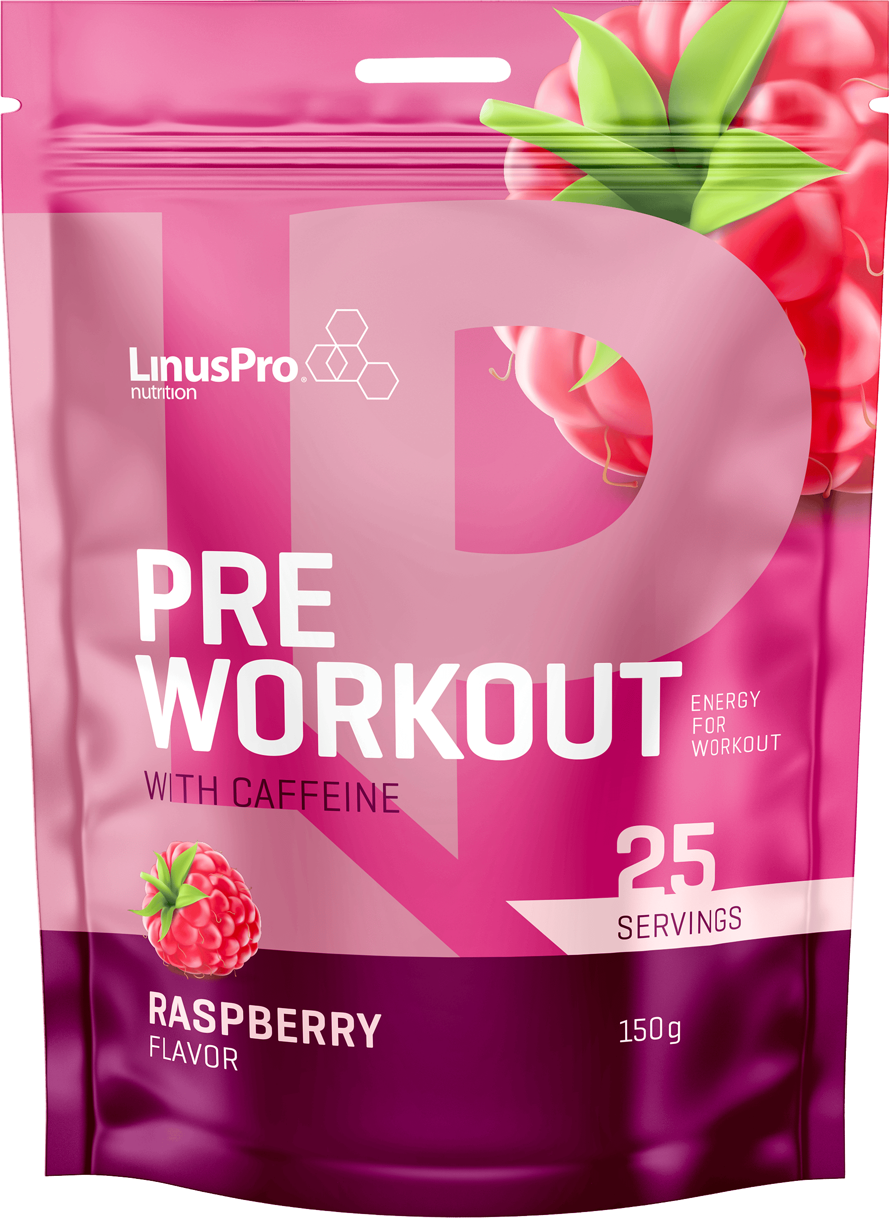 LinusPro Pre Workout Raspberry 150 g