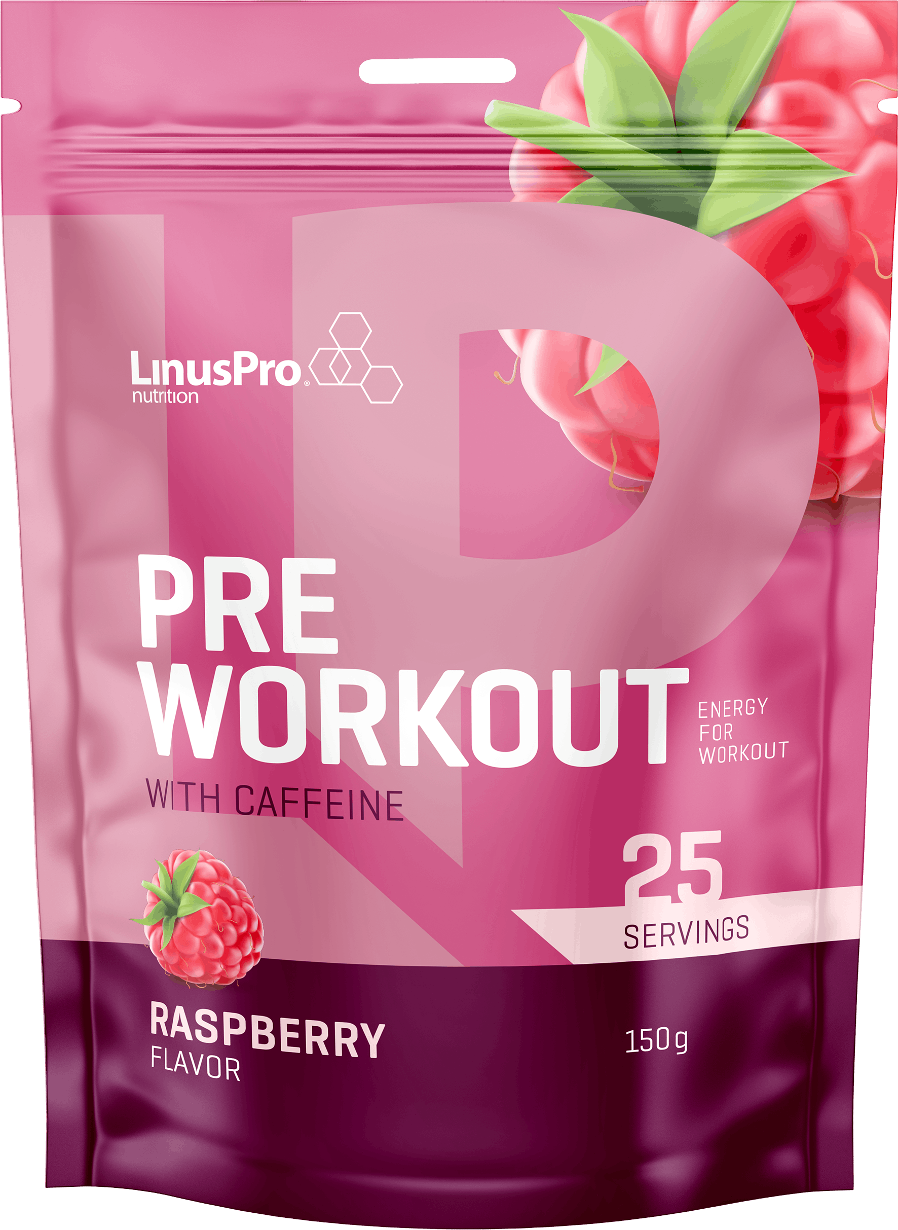 LinusPro Pre Workout Raspberry 150 g