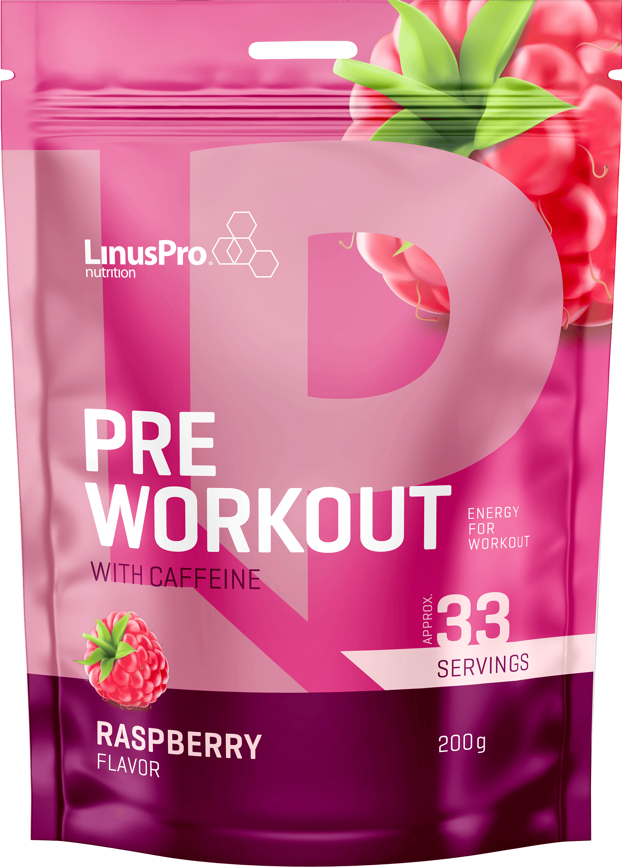 LinusPro Pre Workout Raspberry 200 g