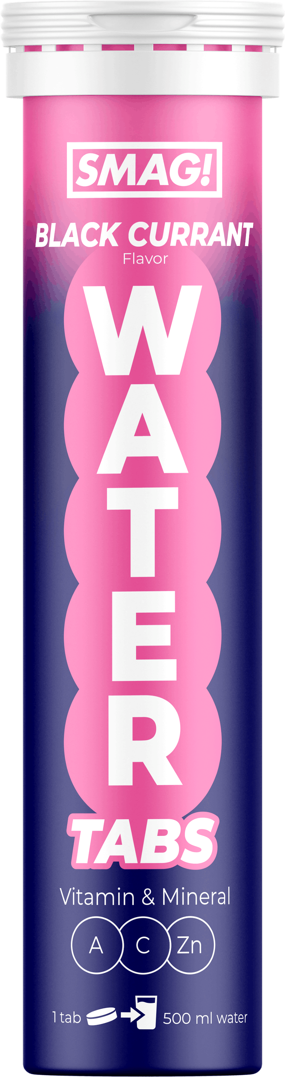 SMAG! Water Tabs Black Currant 20 stk