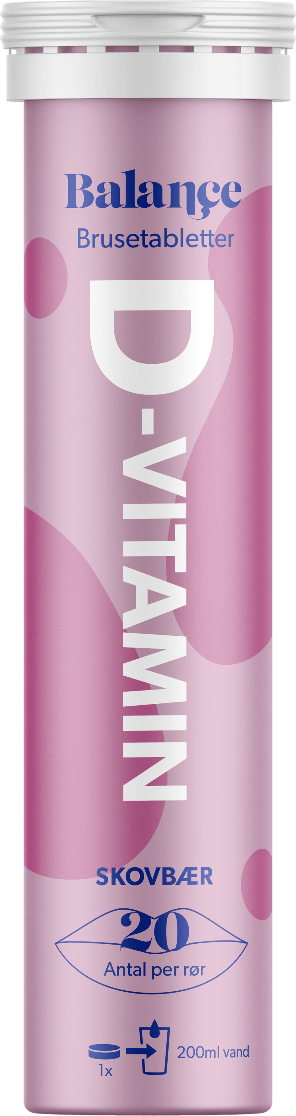 Balance Brusetabletter D-Vitamin 20 stk