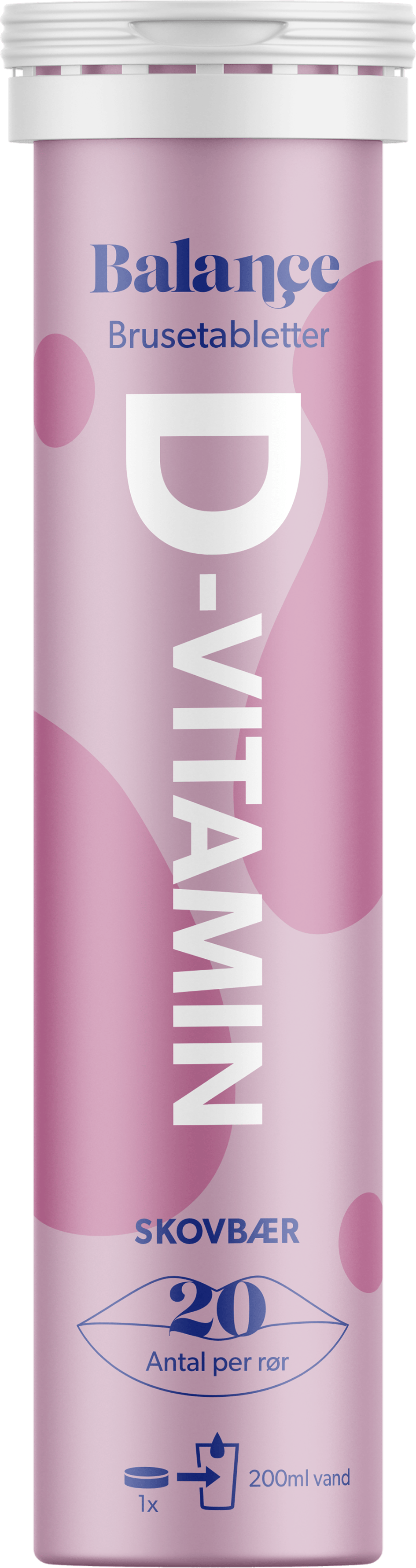 Balance Brusetabletter D-Vitamin 20 stk