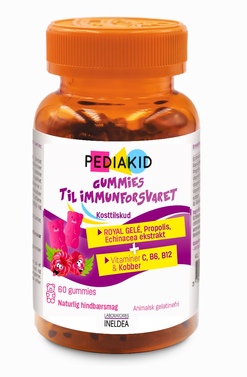 Pediakid Gummies Immunity Raspberry 60 ml