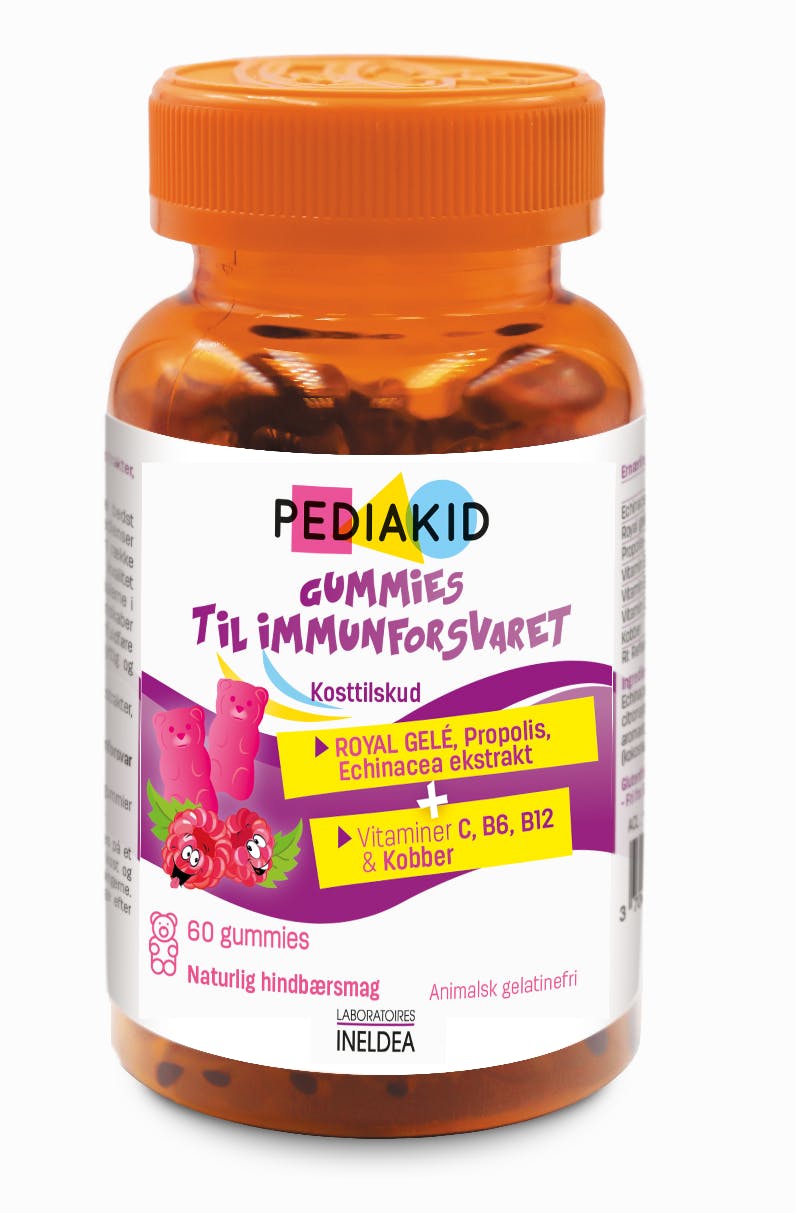 Pediakid Gummies Immunity Raspberry 60 ml