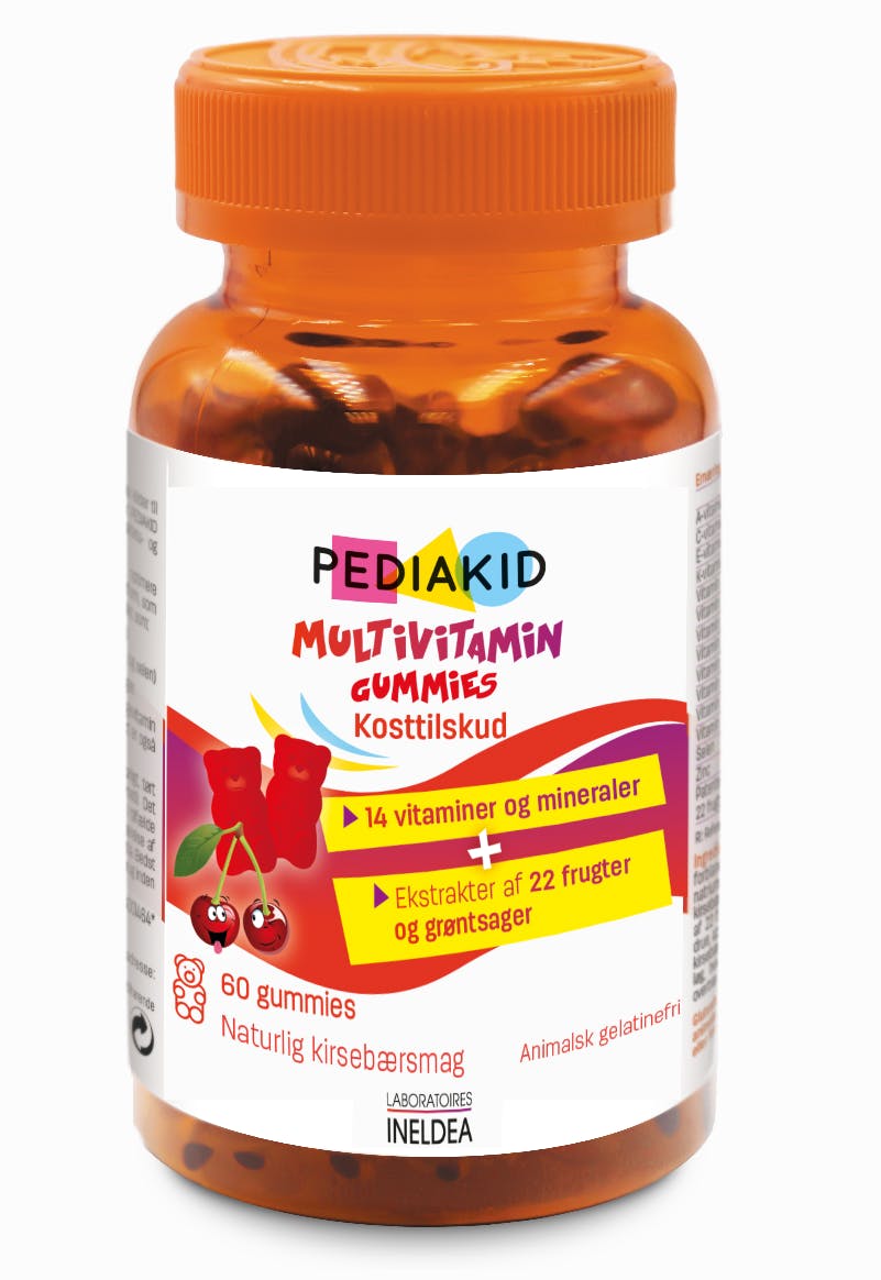 Pediakid Gummies Multivitamins Cherry 60 stk