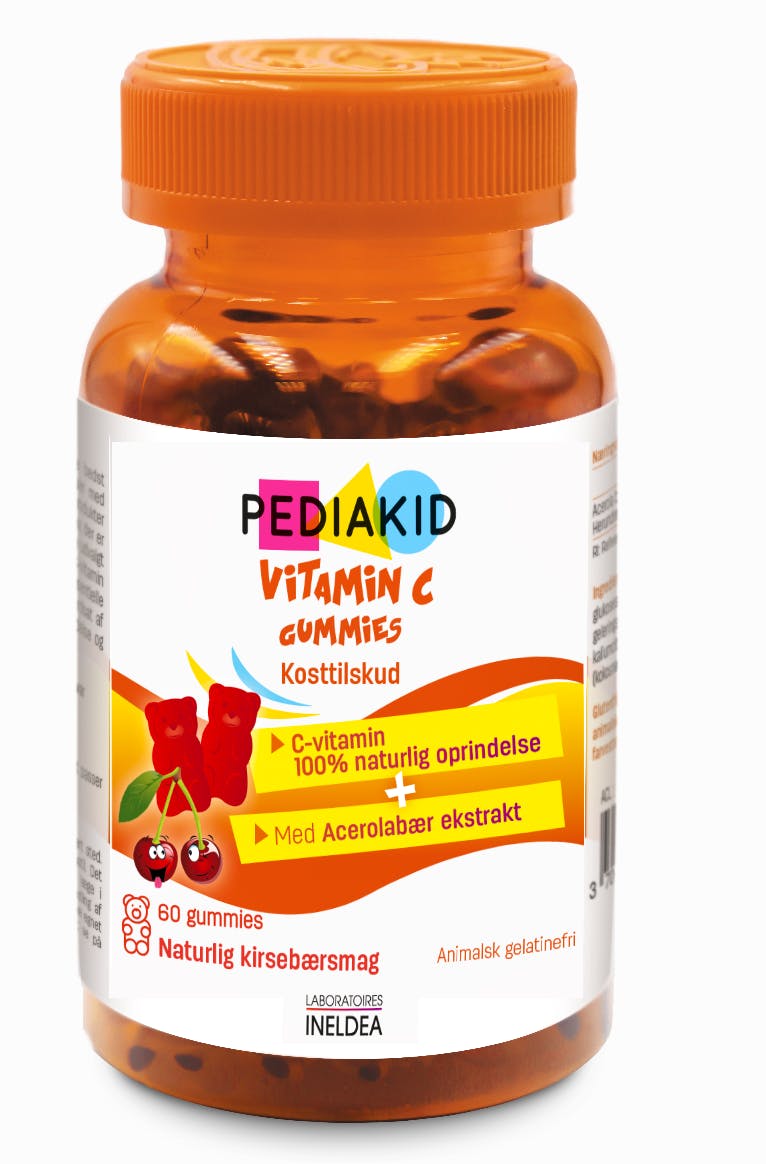 Pediakid Gummies Vitamin C Cherry 60 stk