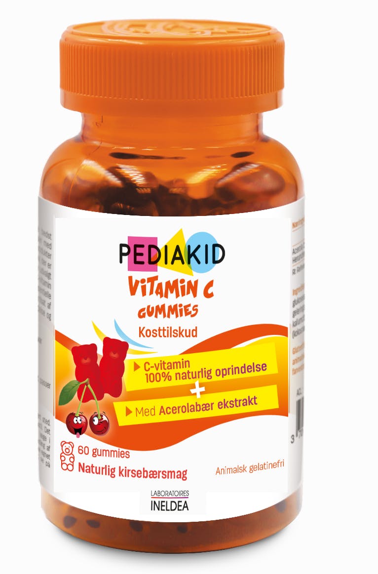 Pediakid Gummies Vitamin C Cherry 60 stk