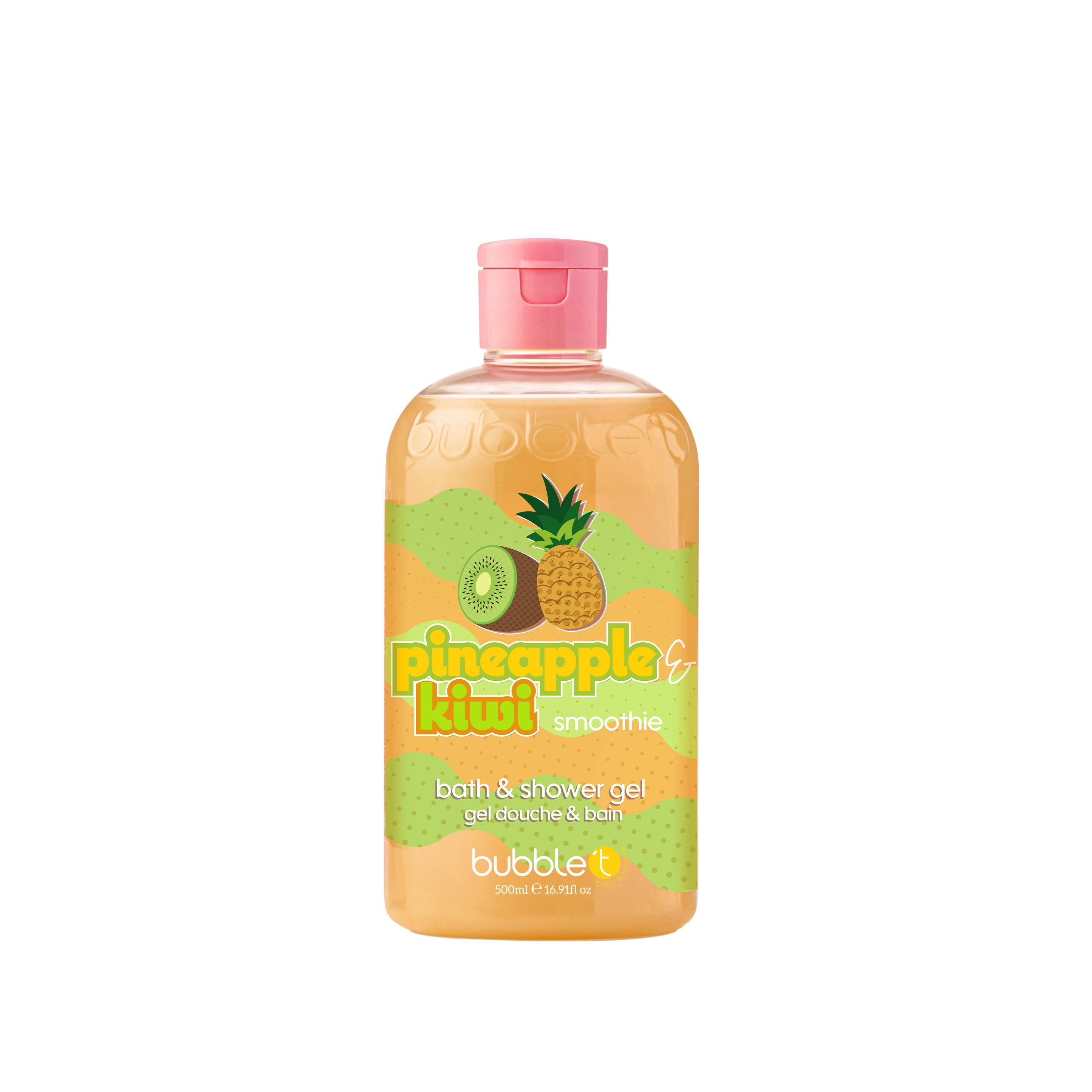 Bubble T Smoothie Pineapple & Kiwi Bath & Shower Gel 500 ml