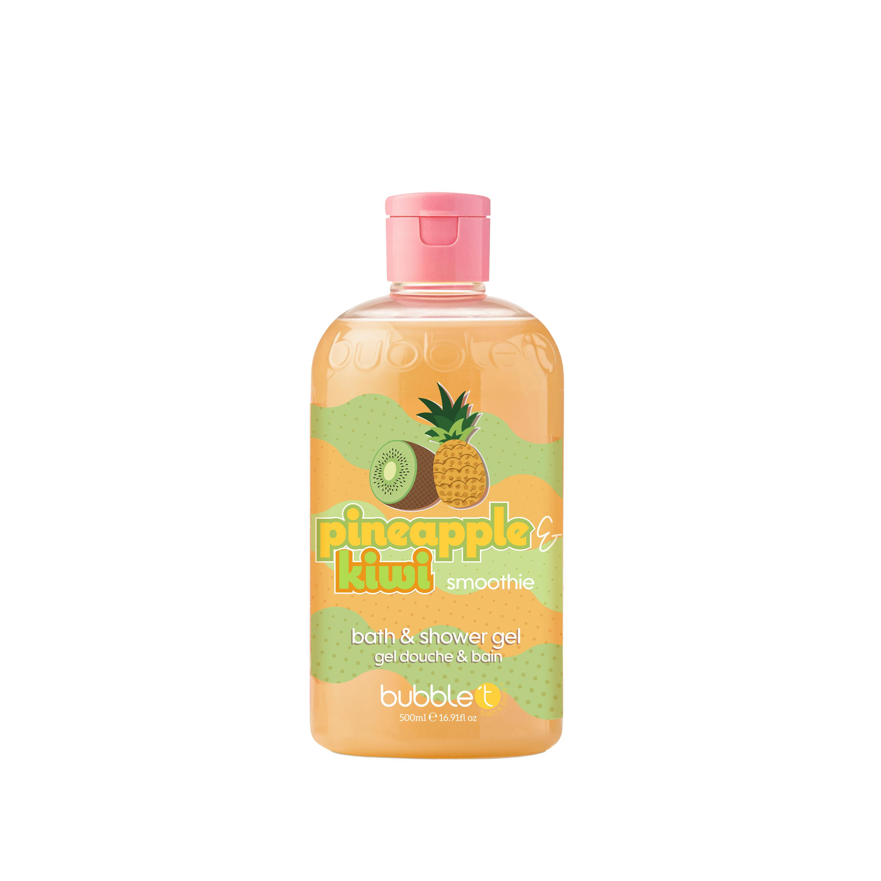 Bubble T Smoothie Pineapple & Kiwi Bath & Shower Gel 500 ml