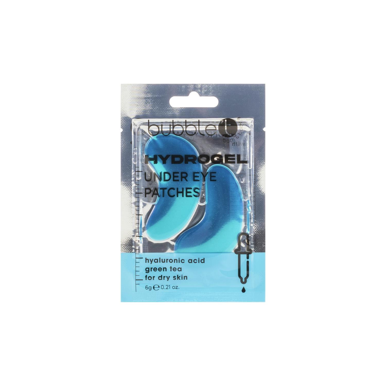 Bubble T Hydrogel Eye Patches Hyaluronic Acid & Green Tea 6 g