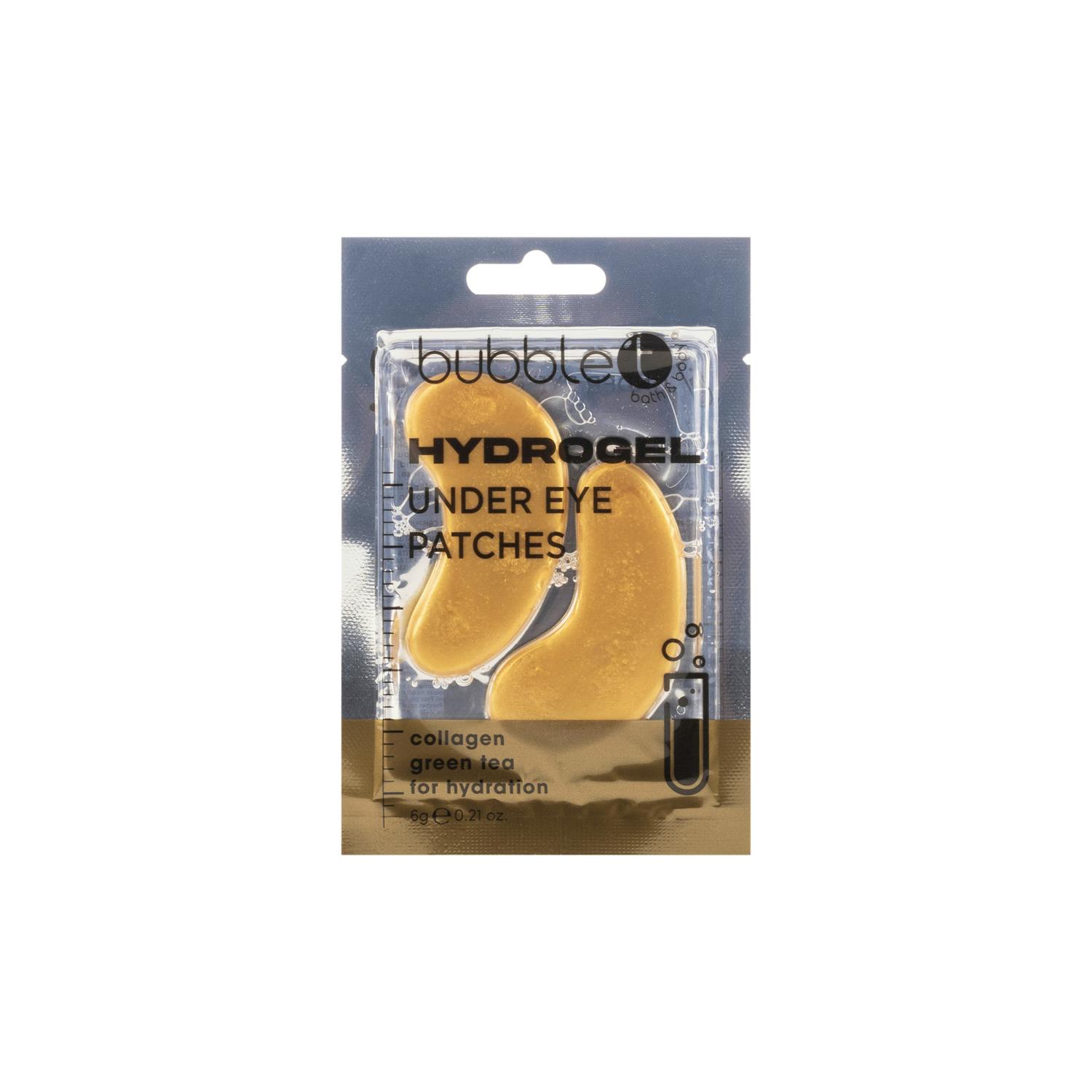 Bubble T Hydrogel Eye Patches Collagen & Green Tea 6 g