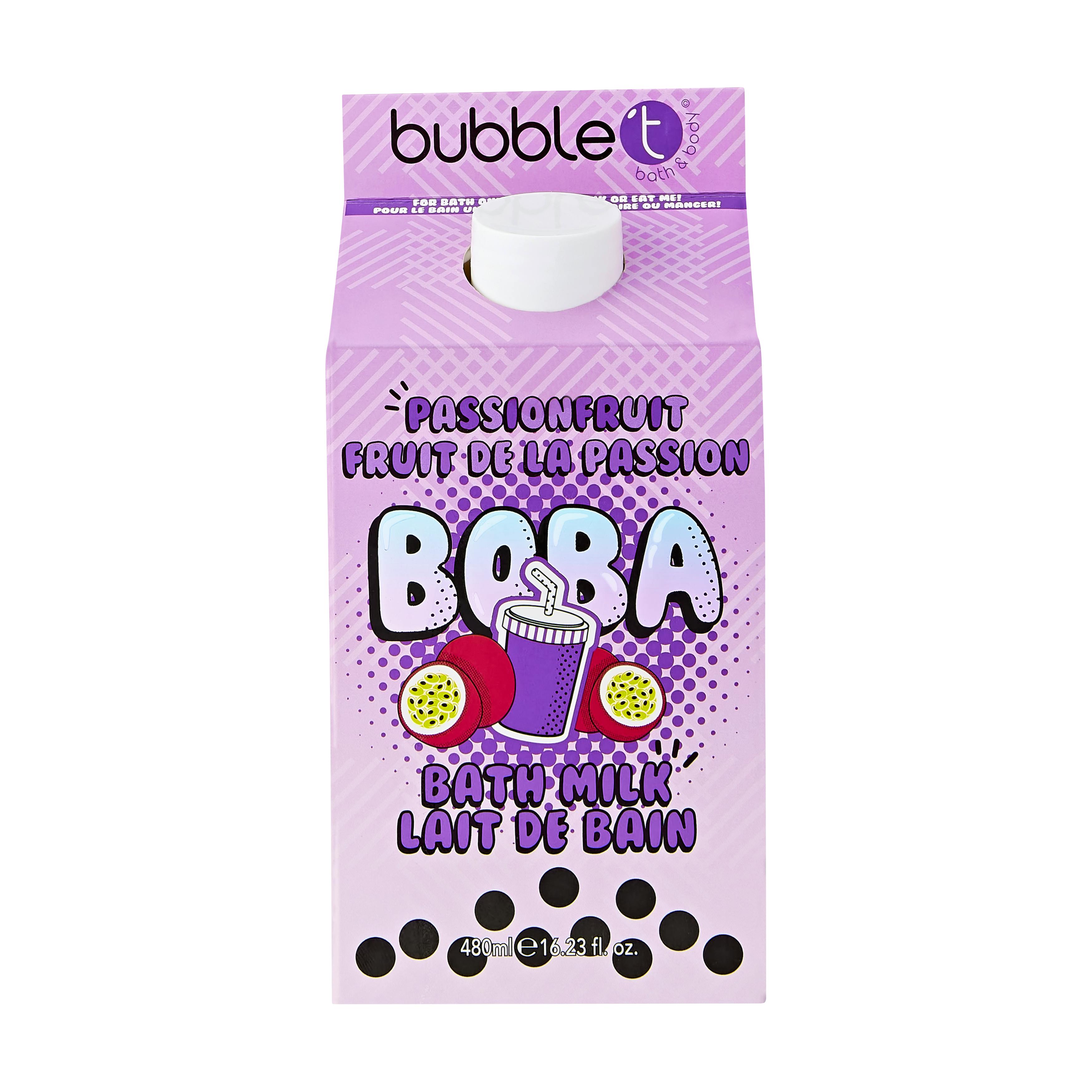 Bubble T Boba Passionfruit Bath Milk 480 ml