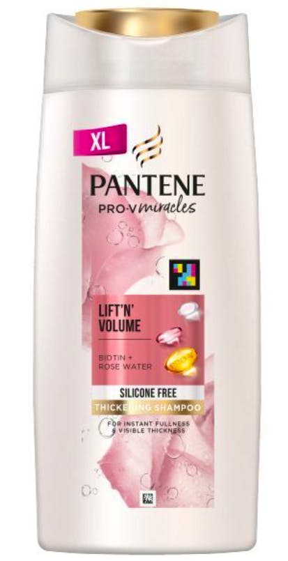 Pantene Miracles Lift & Volume Biotin & Rose Water Thickening Shampoo 600 ml
