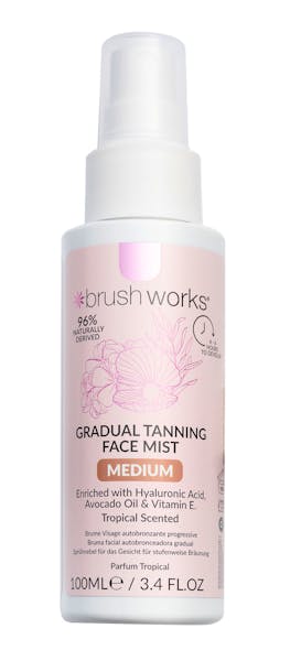 brushworks Gradual Tanning Face Mist Medium 100 ml