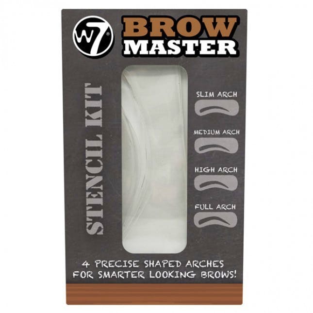W7 Brow Master Stencil Kit 4 st