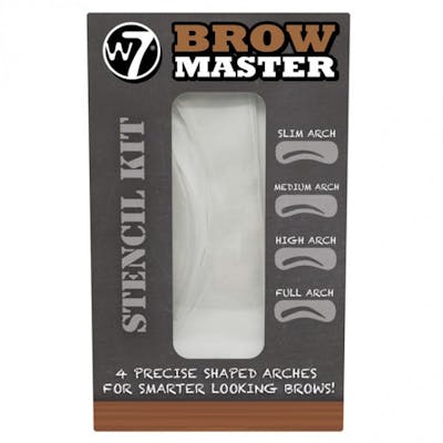 W7 Brow Master Stencil Kit 4 stk