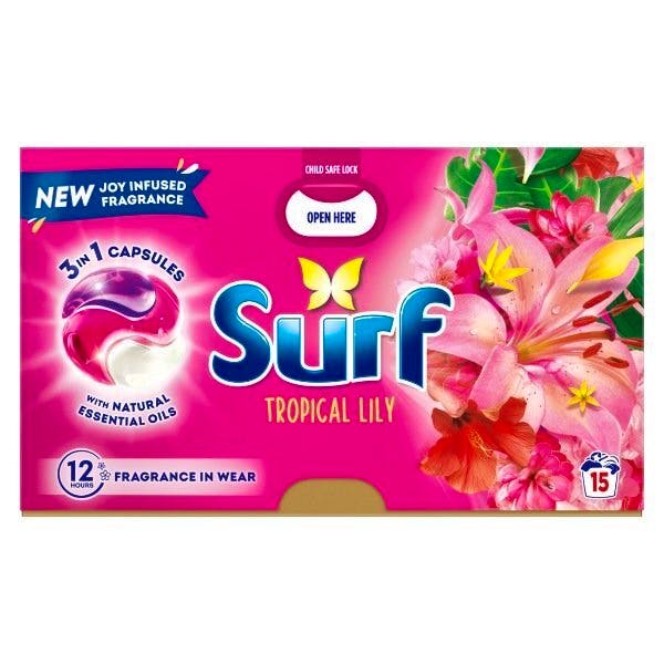 Surf Capsules Tropical Lily 15 stk