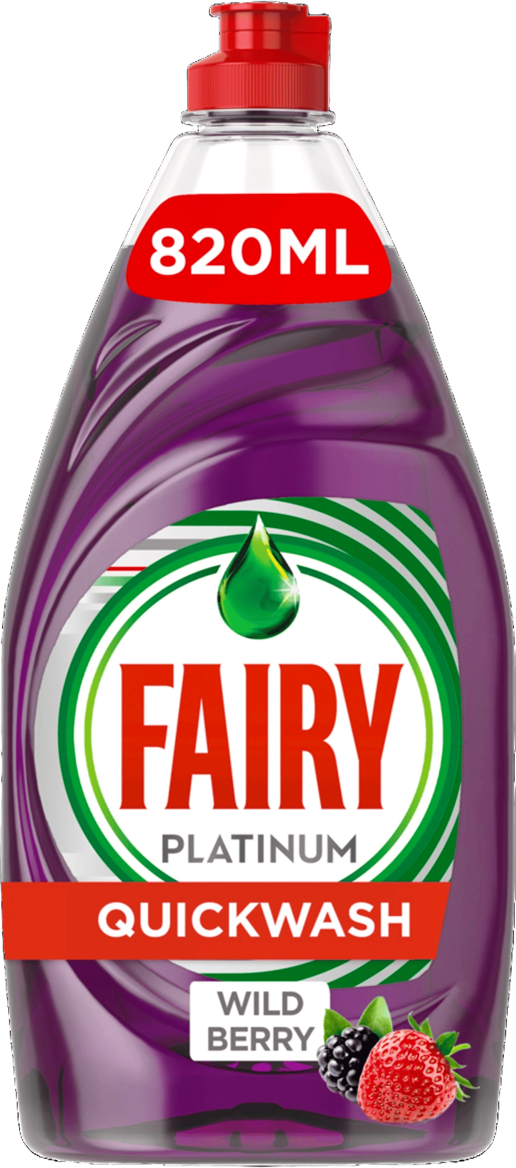 Fairy Platinum Dishwashing Liquid Wild Berry 820 ml