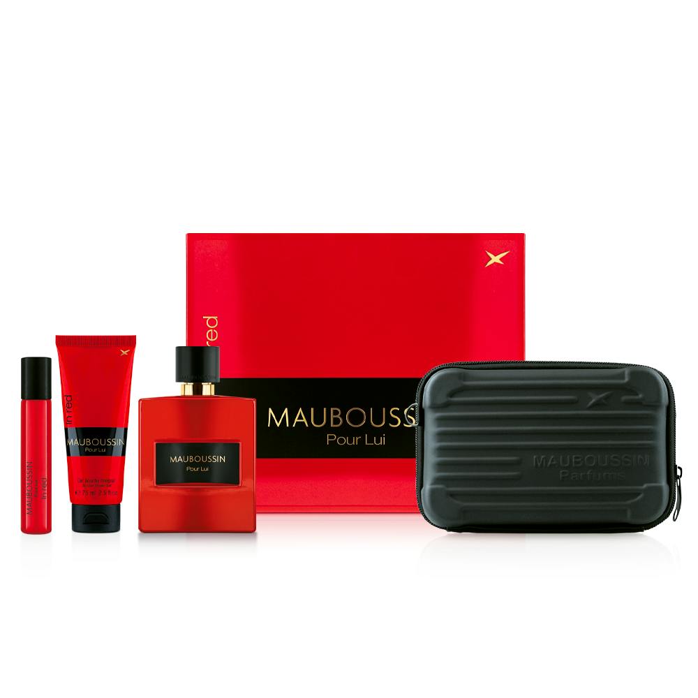 Mauboussin Pour Loui In Red Prestige EDP Gift Set 100 ml + 75 ml + 20 ml