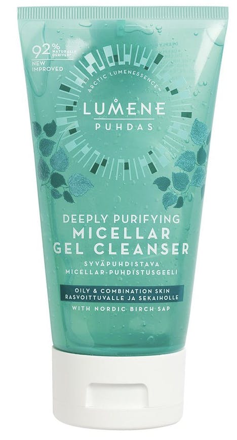 Lumene Deeply Purifying Sheet Mask Micellar Gel Cleanser 150 ml