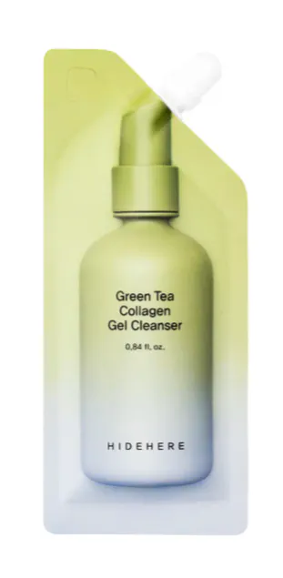 HIDEHERE Green Tea Collagen Gel Cleanser 25 ml