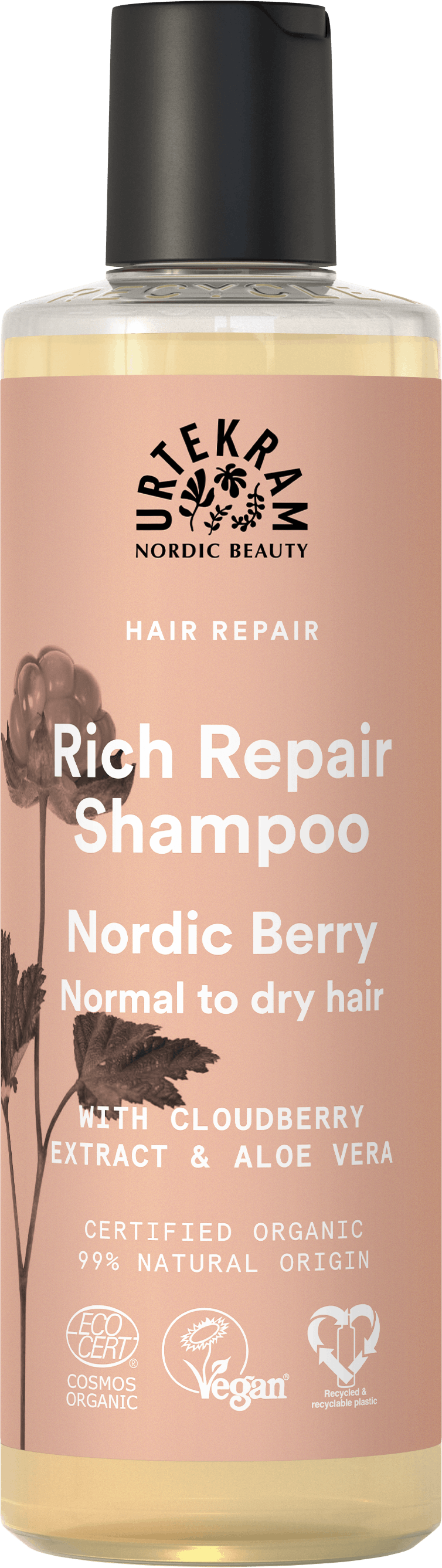 Urtekram Nordic Berry Shampoo Normal To Dry Hair 250 ml