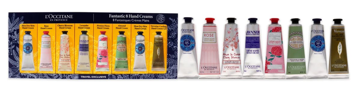 L'Occitane Hand Crem Gift Set 8 stk