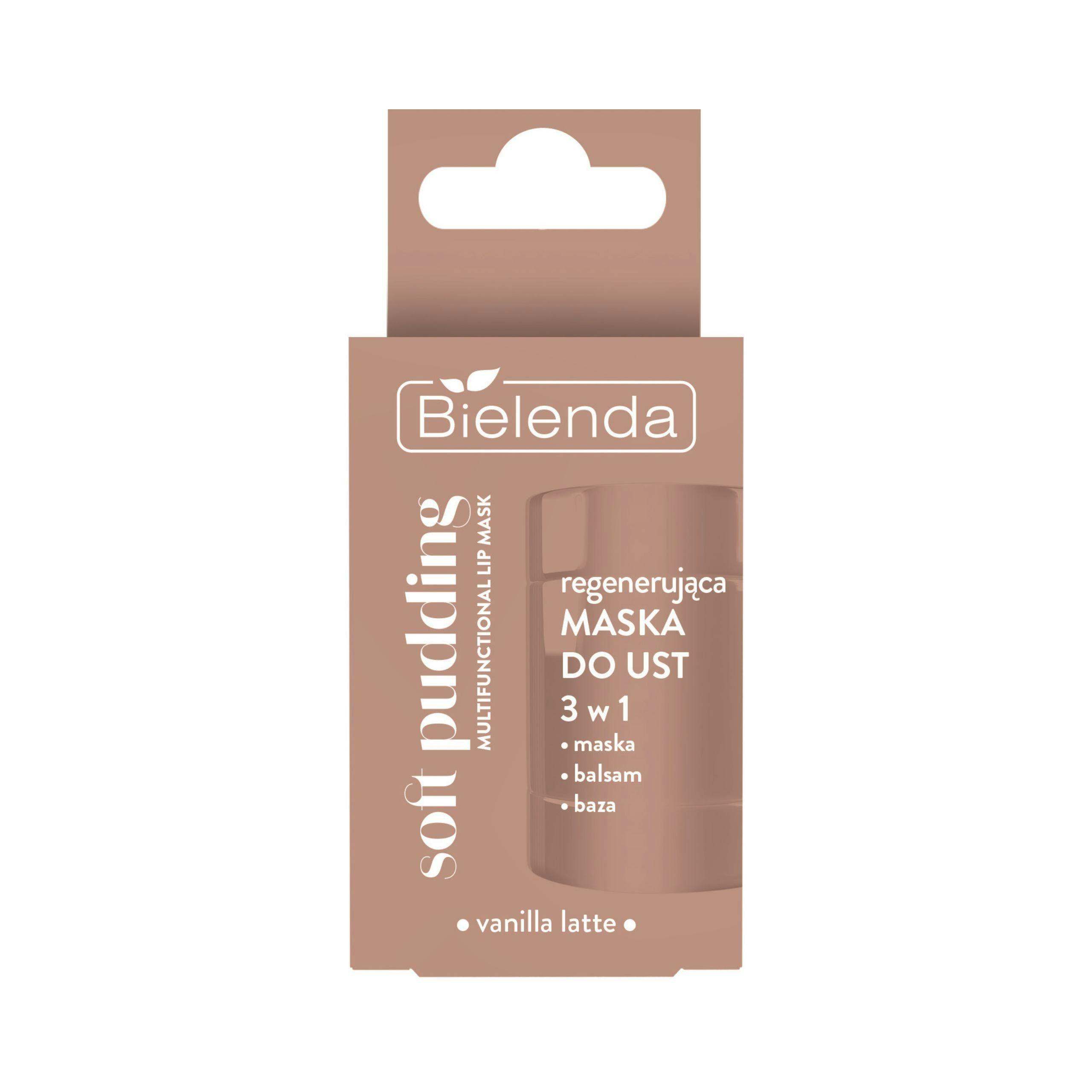 Bielenda SOFT PUDDING Regenerating 3-in-1 Lip Mask Vanilla Latte 12 g