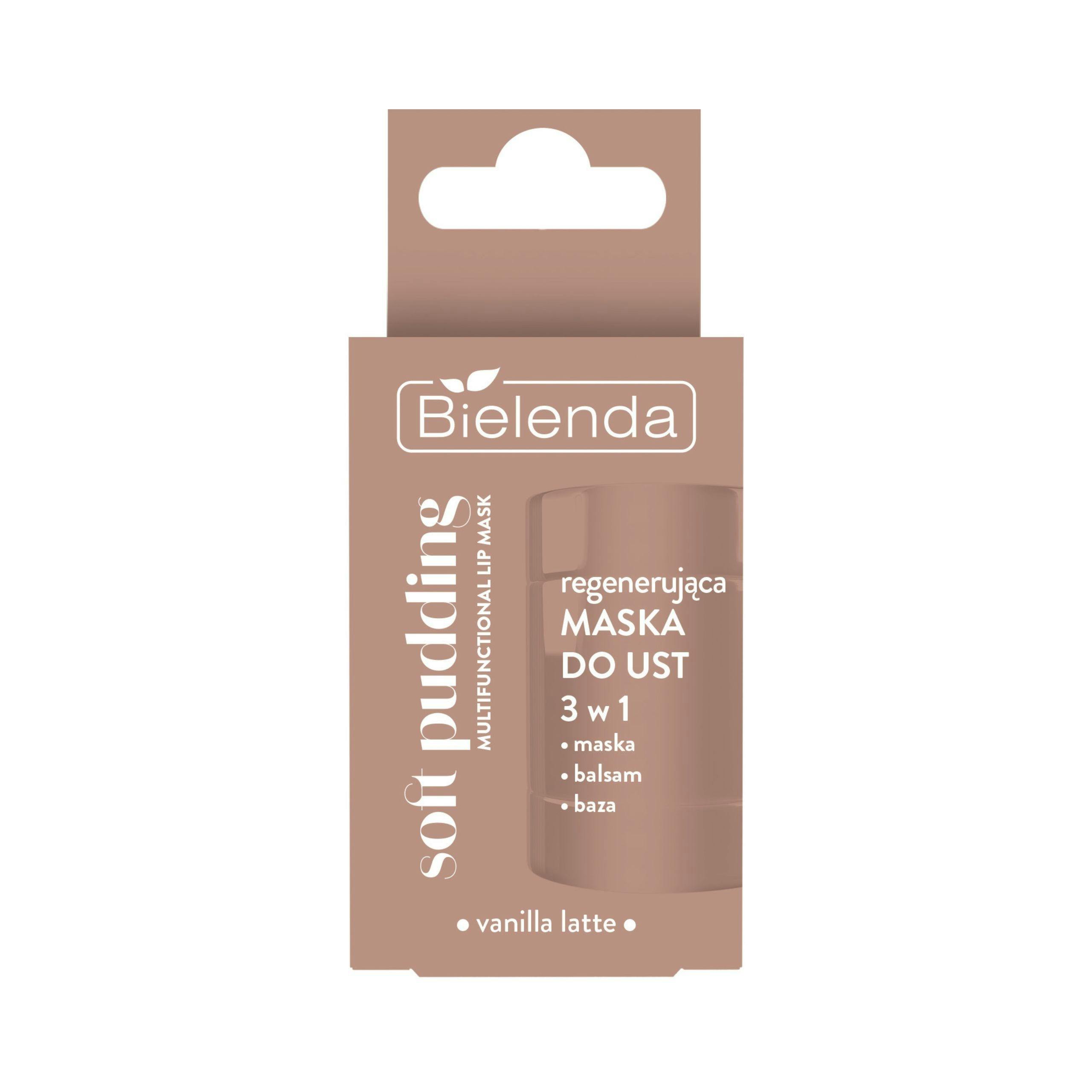 Bielenda SOFT PUDDING Regenerating 3-in-1 Lip Mask Vanilla Latte 12 g