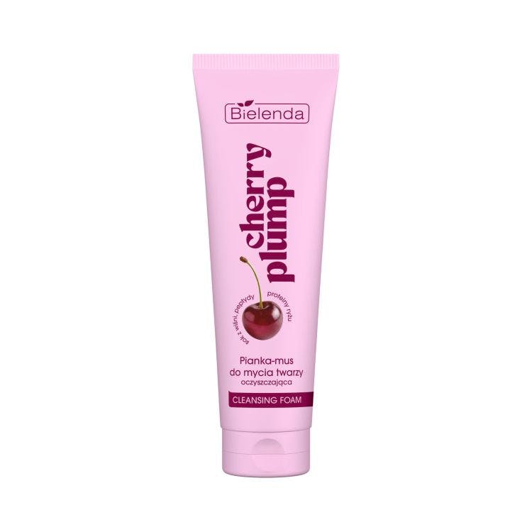 Bielenda CHERRY PLUMP Cleansing Face Wash Foam-Mousse 130 ml