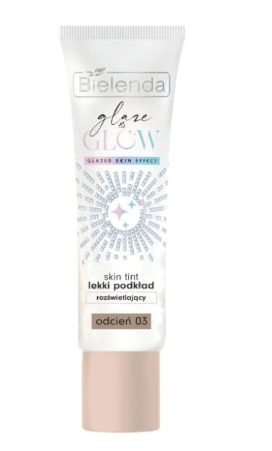 Bielenda GLAZE & GLOW Skin Tint Light Illuminating Foundation Shade 03 30 ml