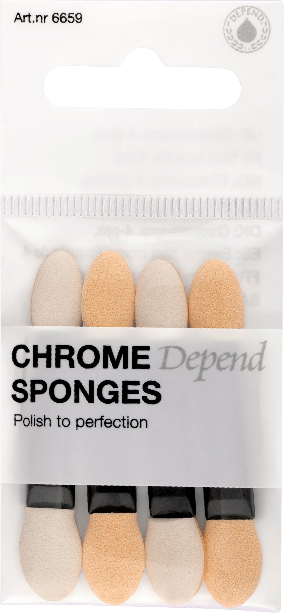 Depend Chrome Sponges 4 st