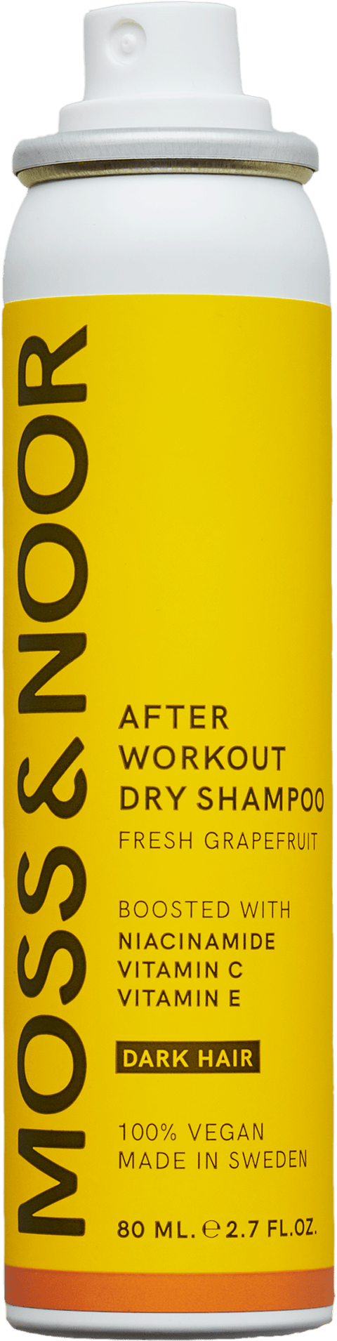 Moss & Noor After Workout Dry Shampoo Dark Hair Pocket Size 80 ml