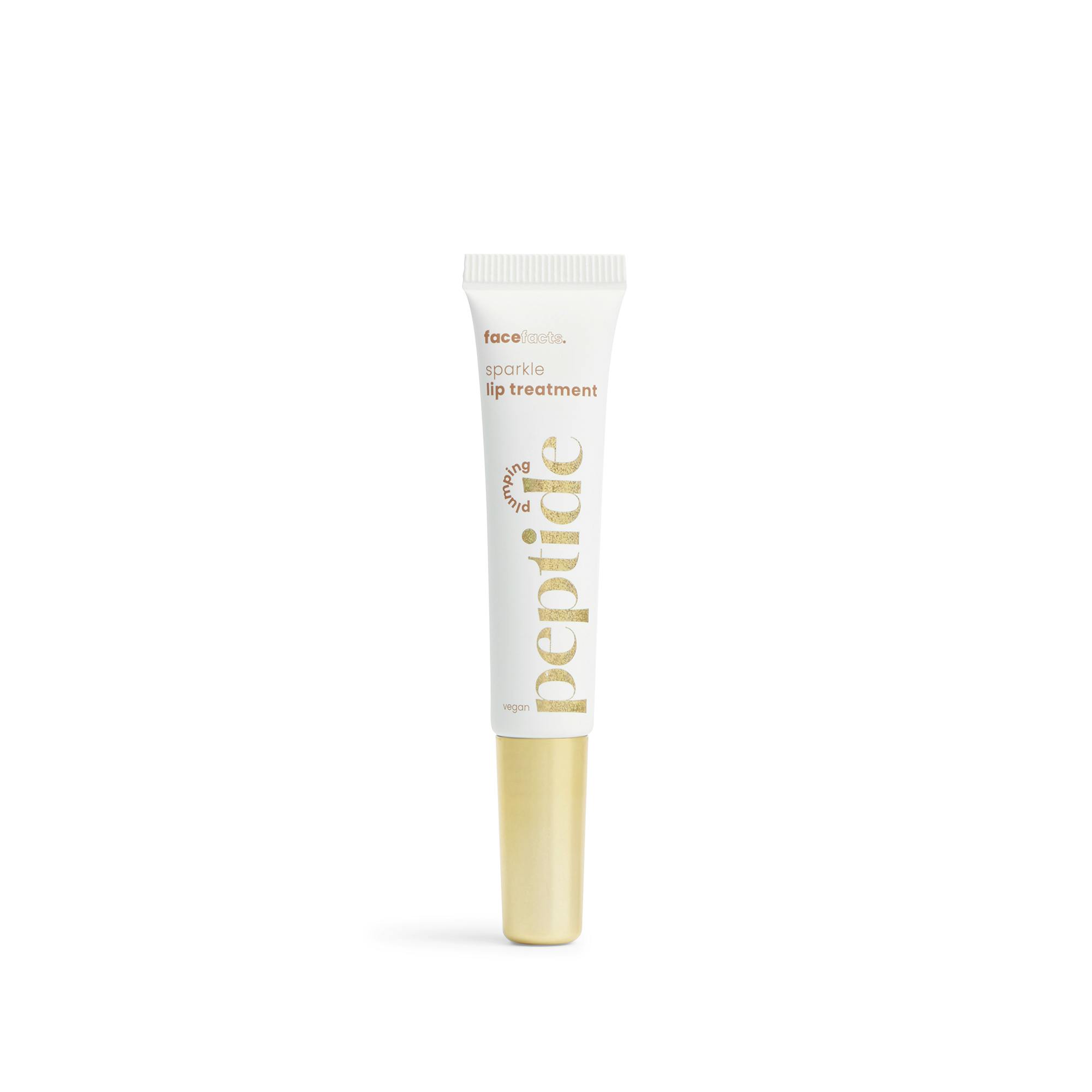 Face Facts Peptide Sparkle Lip TreatmentGolden Bronze 10 ml