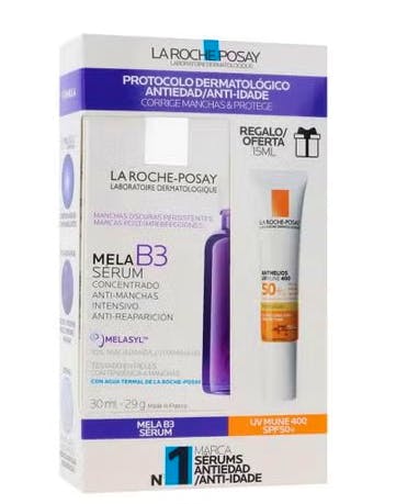 La Roche-Posay MelaB3 Niacinamide Serum + Anthelios UV Mune 400 SPF 50 Duo Gift Set 15 ml + 30 ml