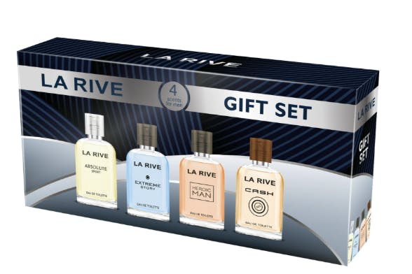 La Rive For Men EDT Gift Set 30 ml + 30 ml + 30 ml + 30 ml