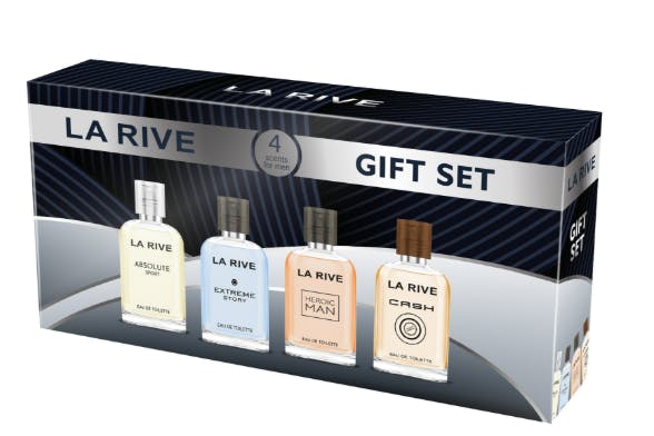 La Rive For Men EDT Gift Set 30 ml + 30 ml + 30 ml + 30 ml