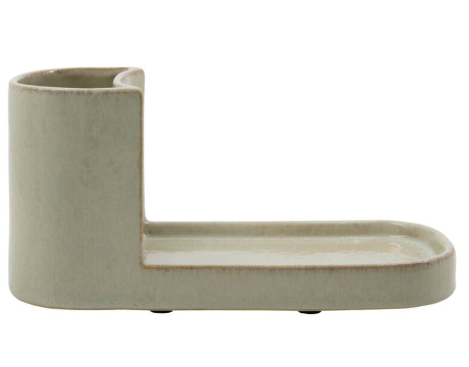 Meraki MKDatura Brush & Soap Holder Shellish Grey 1 stk