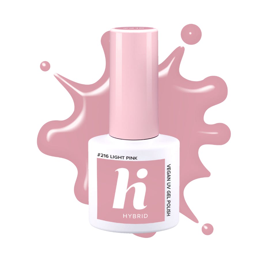 Hi Hybrid #216 Hybrid UV Gel Polish Light Pink 5 ml