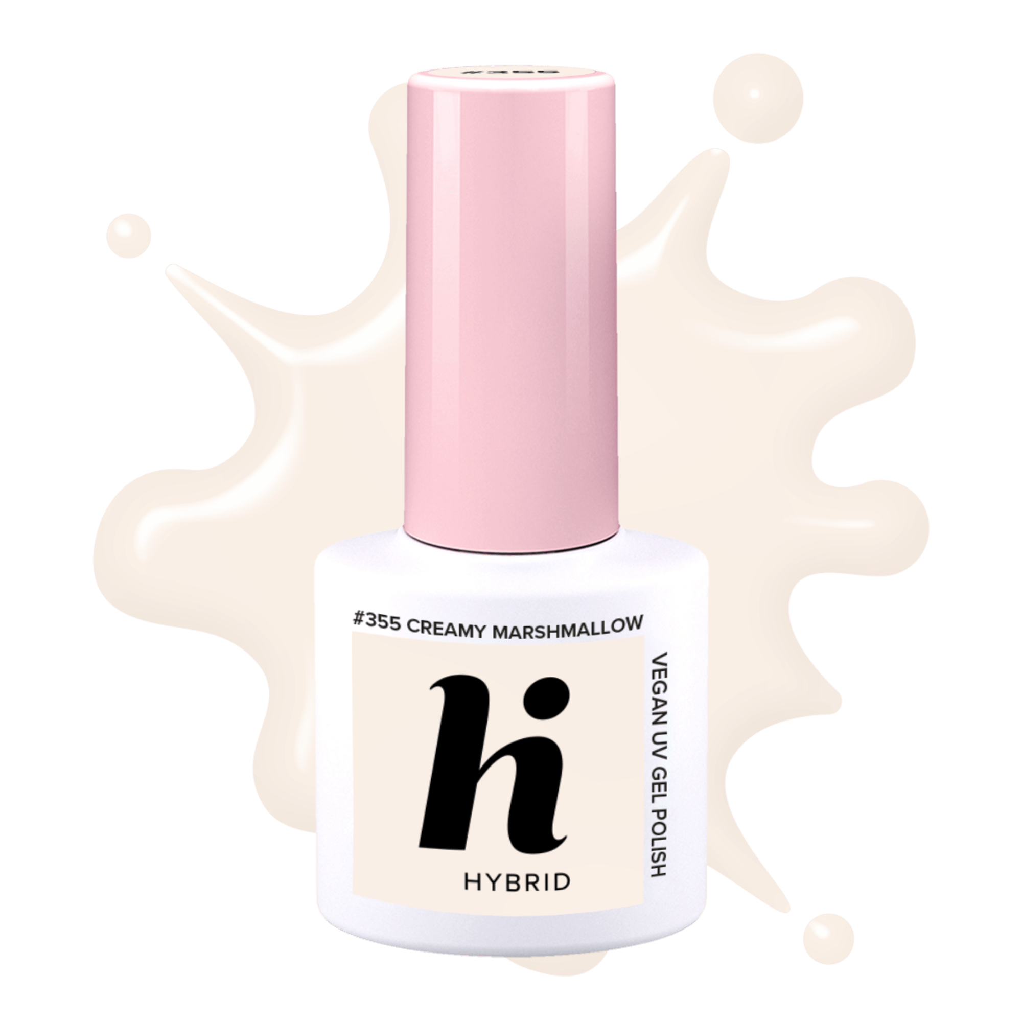 Hi Hybrid #355 Hybrid UV Gel Polish Creamy Marshmallow 5 ml