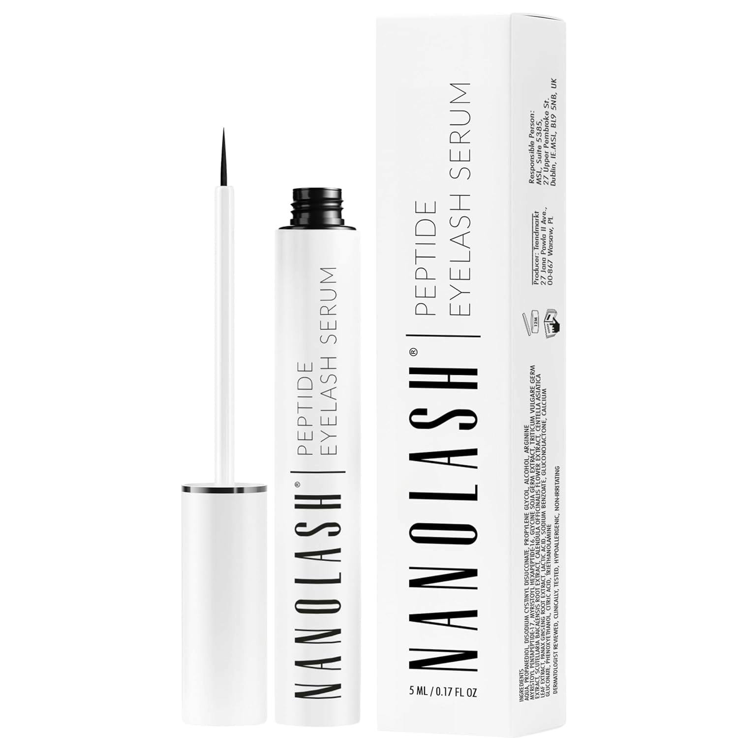 Nanolash Peptide Eyelash Serum 5 ml