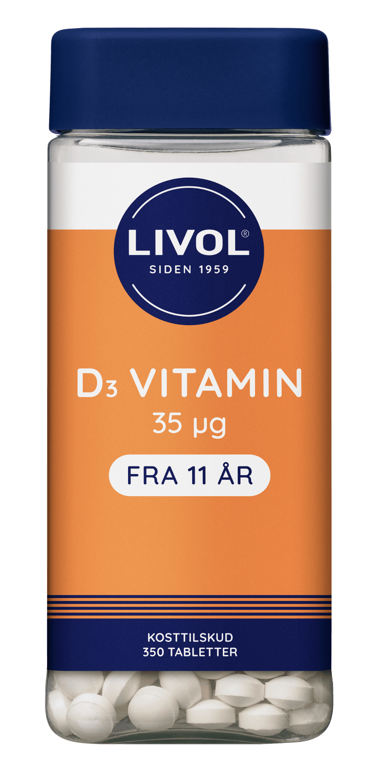 Livol D3 Vitamin 350 stk