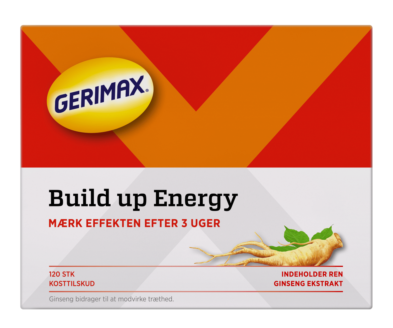 Gerimax Ginseng Energikur 120 stk