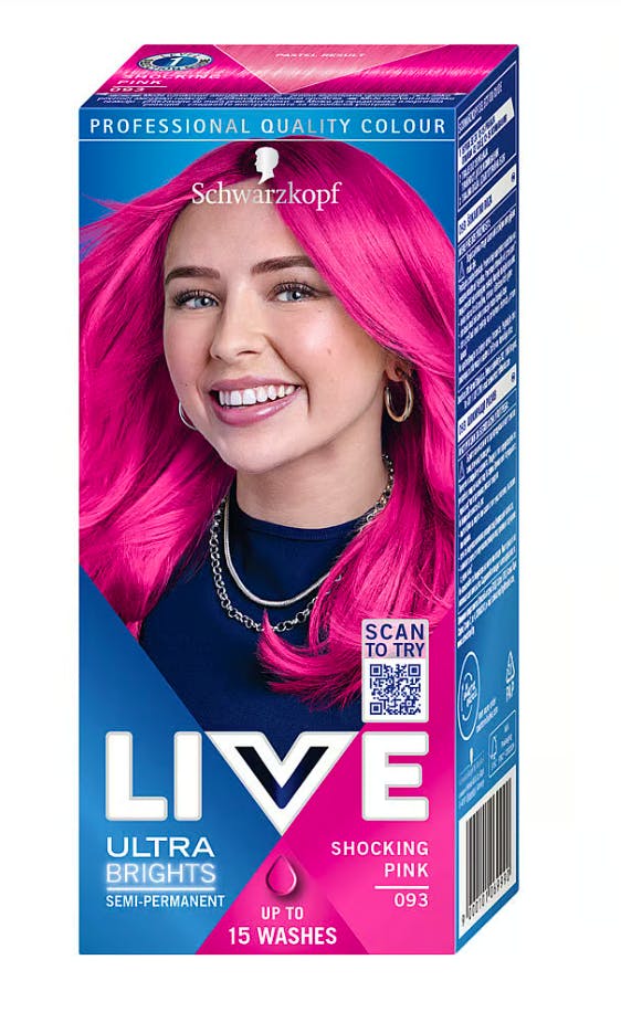 Schwarzkopf Live Ultra Brights 93 Shocking Pink 1 pcs