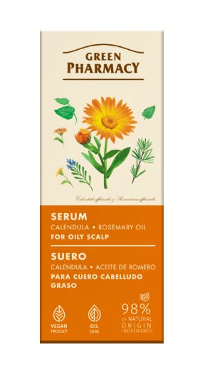 Green Pharmacy Calendula And Rosemary Oil Serum For Oily Scalp 100 ml