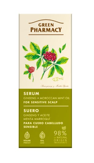 Green Pharmacy Ginseng And Morrocan Mint Oil Serum For Sensitive Scalp 100 ml