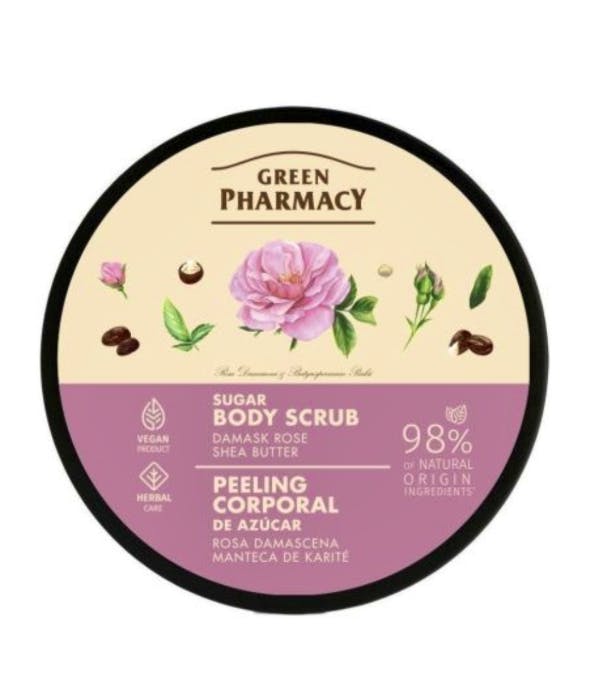 Green Pharmacy Body Scrub Damask Rose And Shea Butter 200 ml