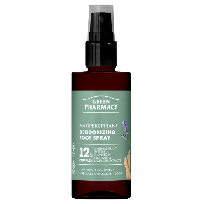 Green Pharmacy Antiperspirant Deodorizing Foot Spray 150 ml