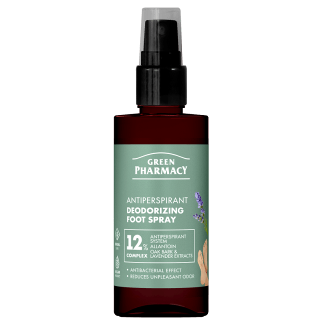 Green Pharmacy Antiperspirant Deodorizing Foot Spray 150 ml