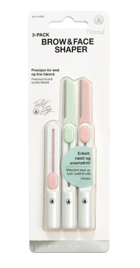 Depend Perfect Eye Brow & Face Shaper 3 kpl